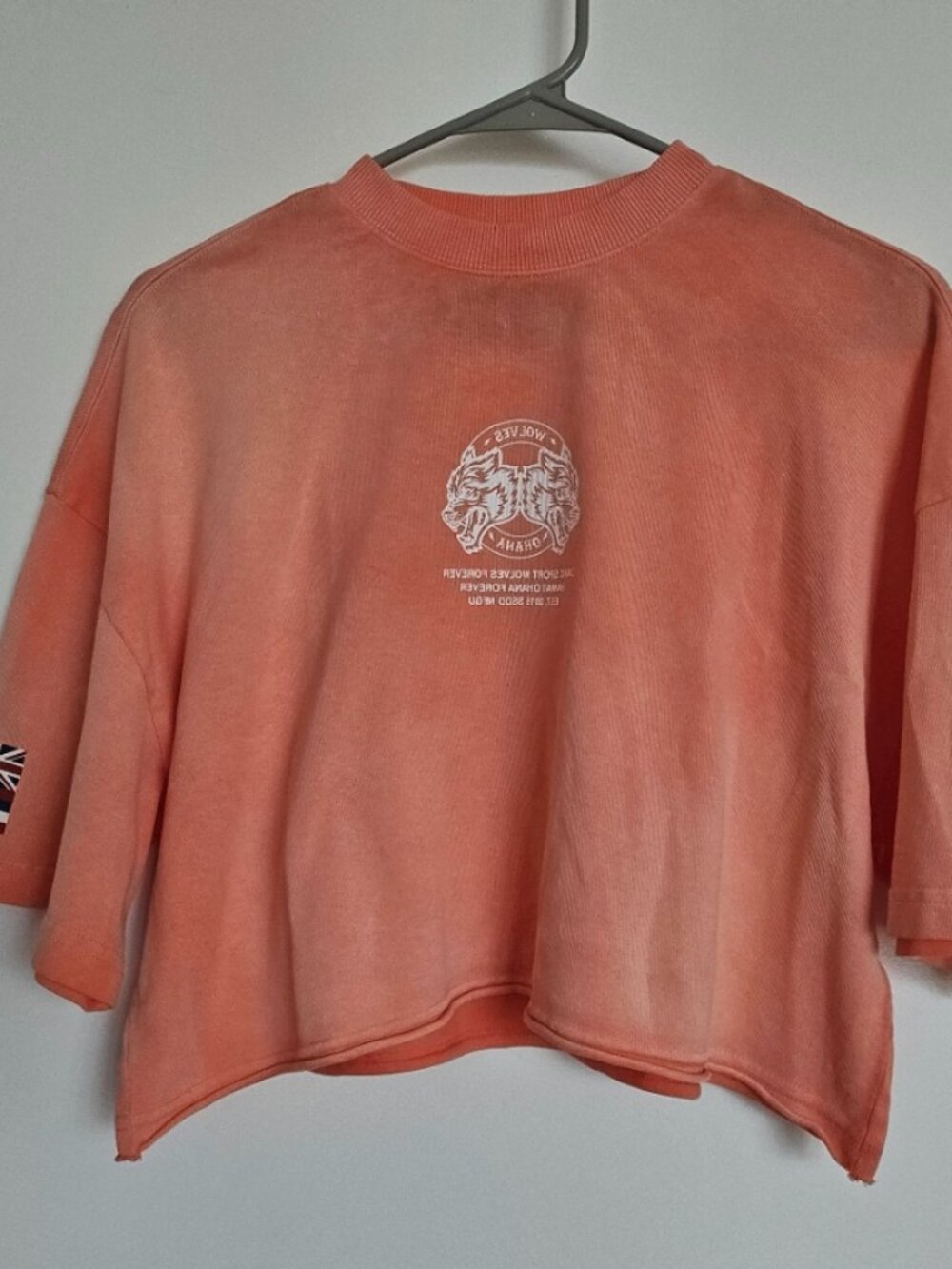 Darc Sport Hawaii Coral Crop Top, Size XS Women's